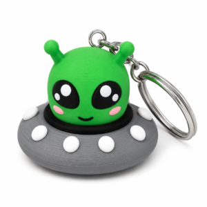 Cute Alien UFO Keychain