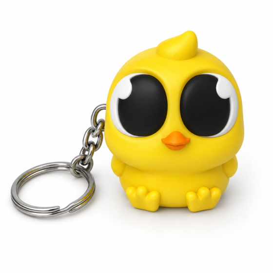 Cute Duck Keychain